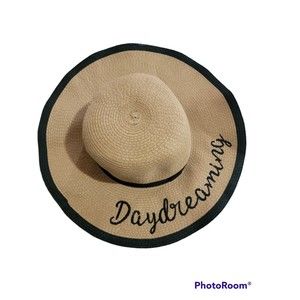Sun hat Daydreaming Floppy Straw Beach Round One Size Packable Hat